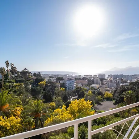 公寓 2-br Terrace Sea View Pool Parking 戛纳