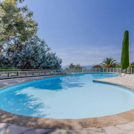 2-br Terrace Sea View Pool Parking 戛纳